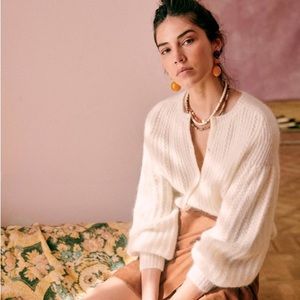 Sezane Gilet Alyssa sweater cardigan XS